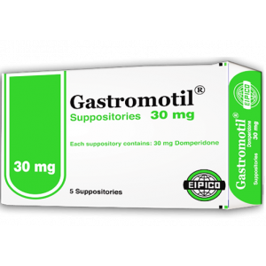 GASTROMOTIL 30 MG ( DOMPERIDONE ) 5 SUPPOSITORIES